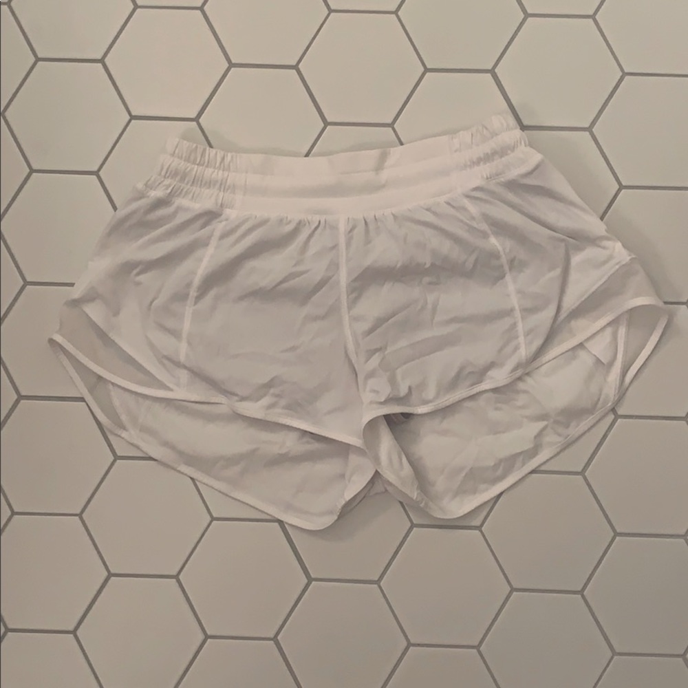 White Hotty Hot shorts